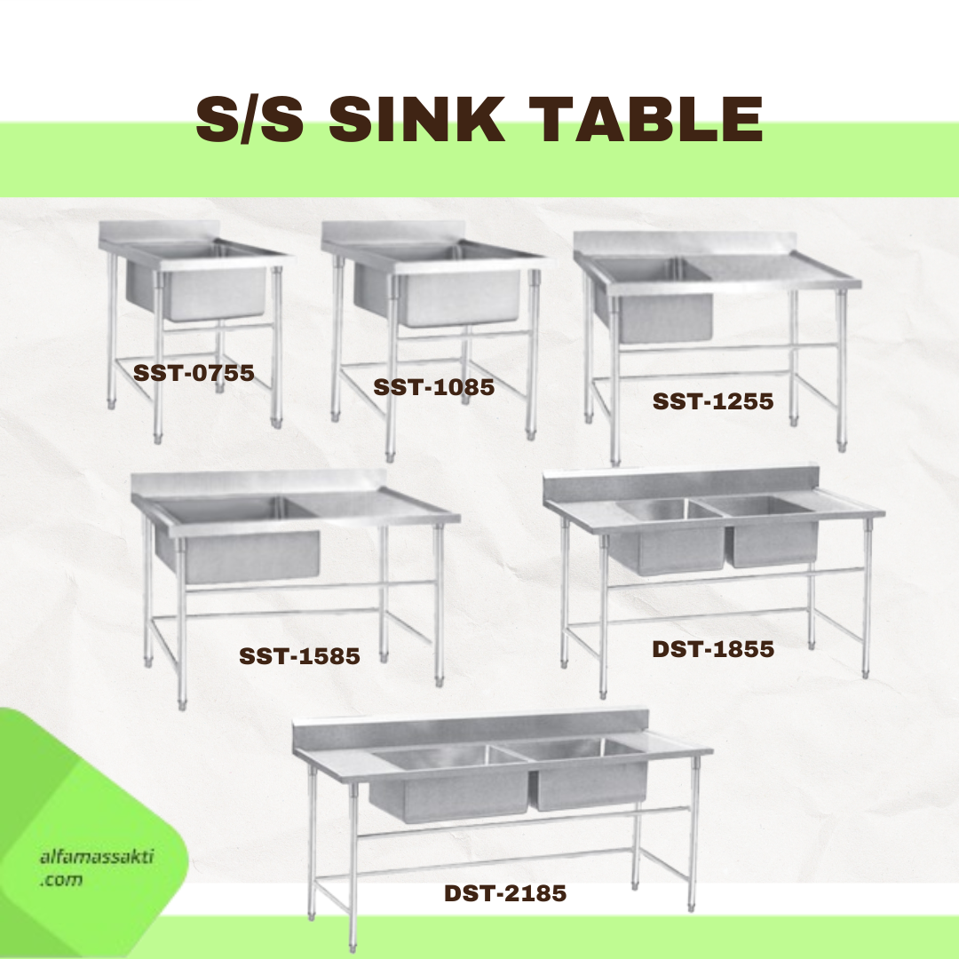 S/S SINK TABLE SERIES