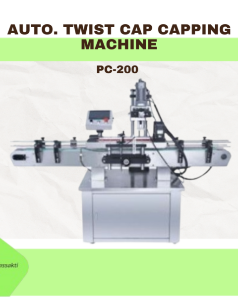AUTO. TWIST CAP CAPPING MACHINE (PC-200)